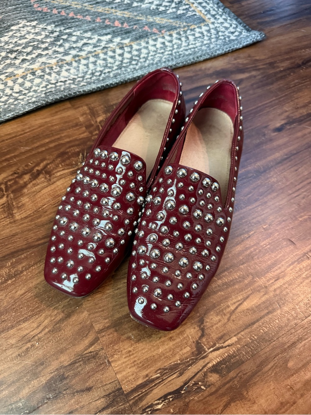 Burgundy Halogen Loafers